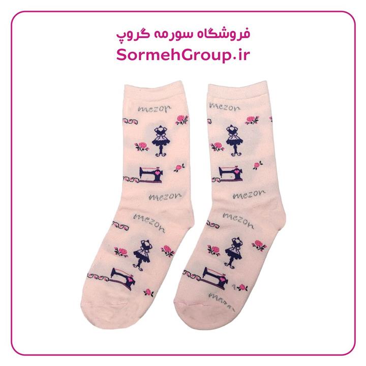 جوراب فانتزی ساق دار مرسین کد 3295